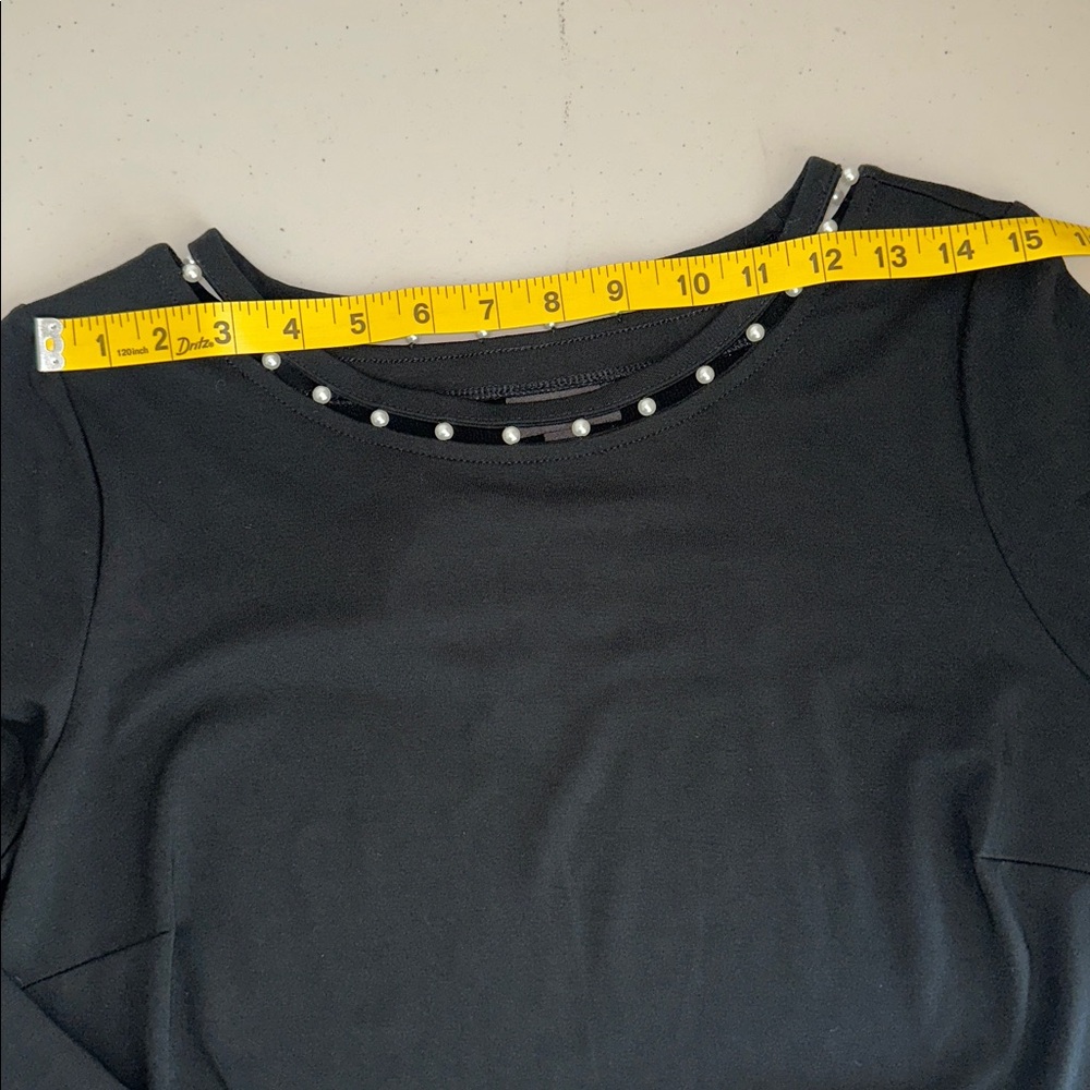 Elegant Black Long Sleeve Dress by J.JILL. - Picture 9 of 16
